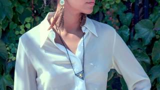 Upside Down Triangle Chain Necklace
