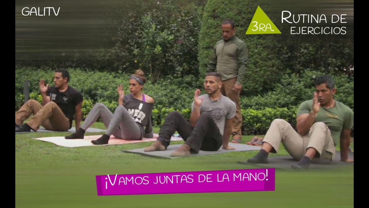 3ra. Rutina de Ejercicios, ¡Vamos juntas de la mano!