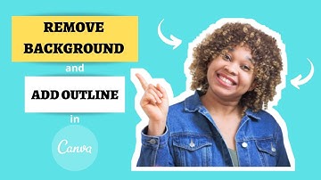 HOW TO CREATE AN OUTLINE OF AN IMAGE ON CANVA || HOW TO ADD AN OUTLINE TO A PHOTO