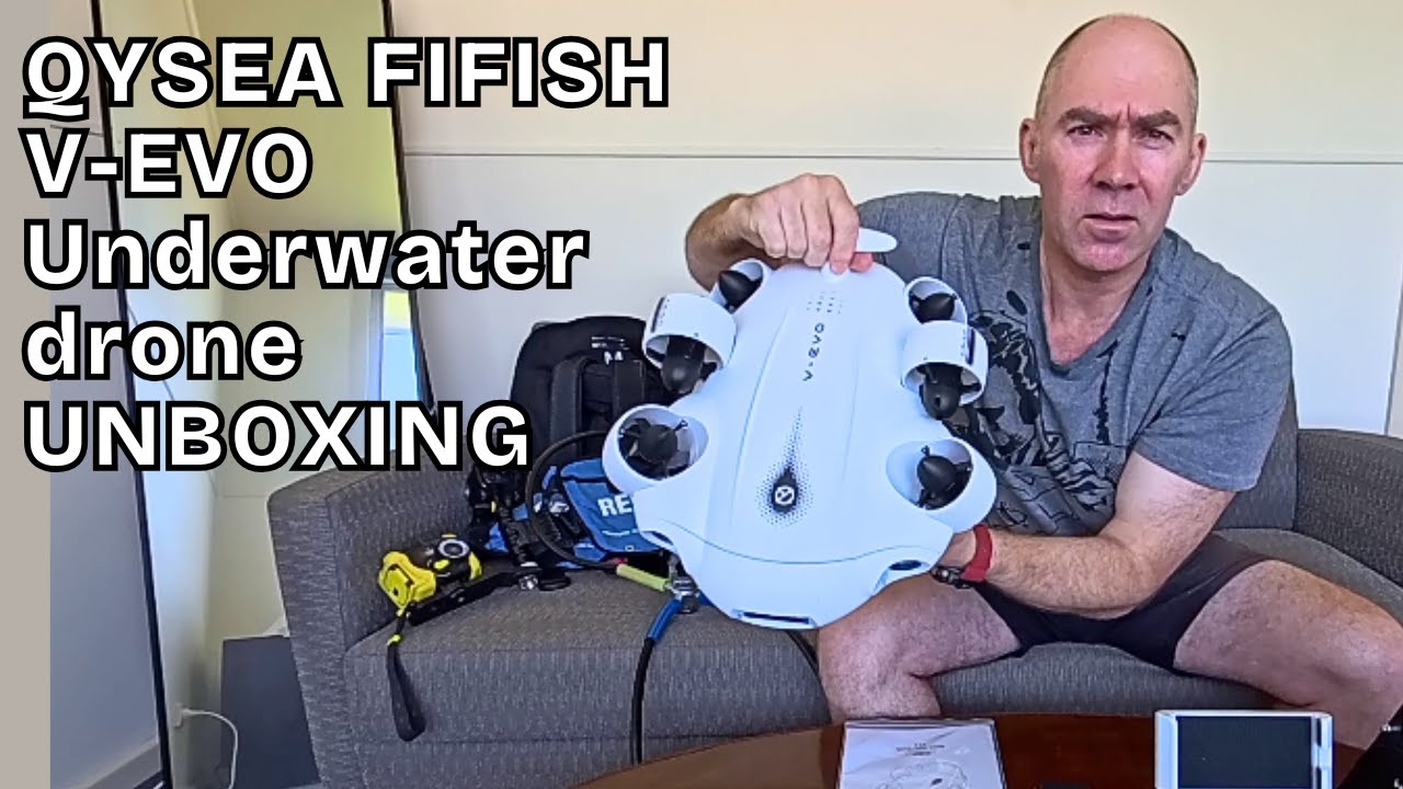 Распаковка подводного дрона QYSEA FIFISH V-EVO