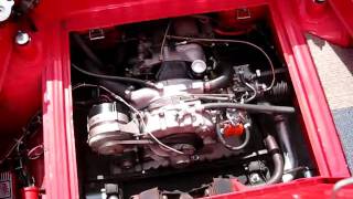 1966 Red NSU Wankel Spyder Engine