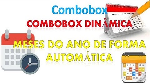 Carregar os meses do ano em Combobox com comando For Next