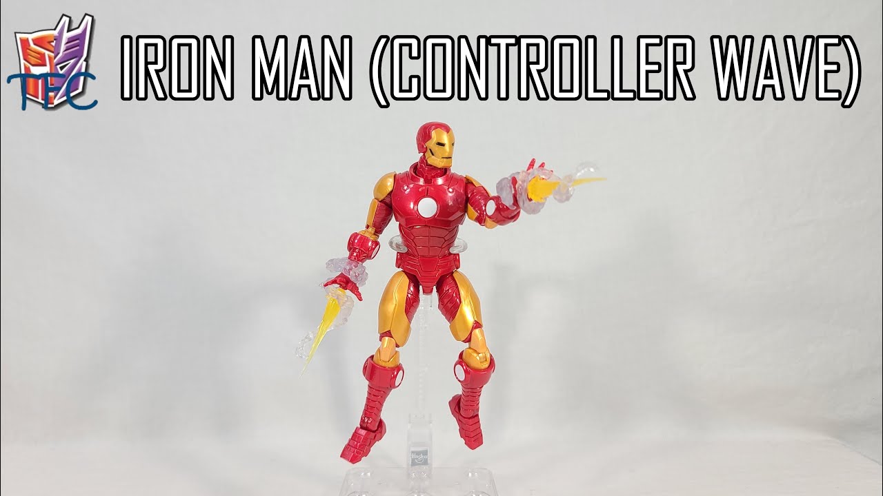 Marvel Legends Review: Iron Man (Controller Wave) - YouTube