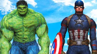 THE INCREDIBLE HULK VS CAPTAIN AMERICA - EPIC BATTLE