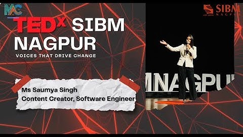 Balancing Career and Content Creation | Ms. Saumya Singh | TEDxSIBMNagpur