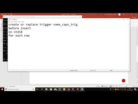 How to create lowercase letter to convert uppercase Trigger in PL SQL