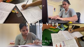 Productive day in my life | Study vlog | S.R