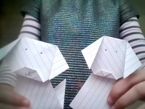 Video: Cum Să Faci Din Origami Un Câine