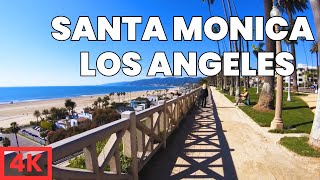 4K Walk Tour | Tongva Park & Palisades Park | Santa Monica, (Los Angeles Area), California, USA