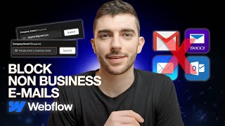 How To Block Personal Emails In Webflow Forms