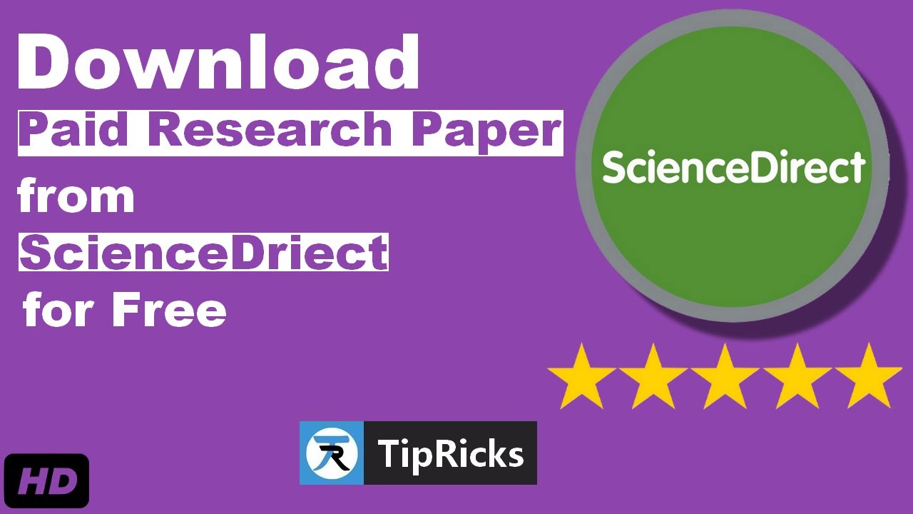 sciencedirect research paper download