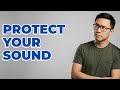 How do protective covers keep speakers safe?