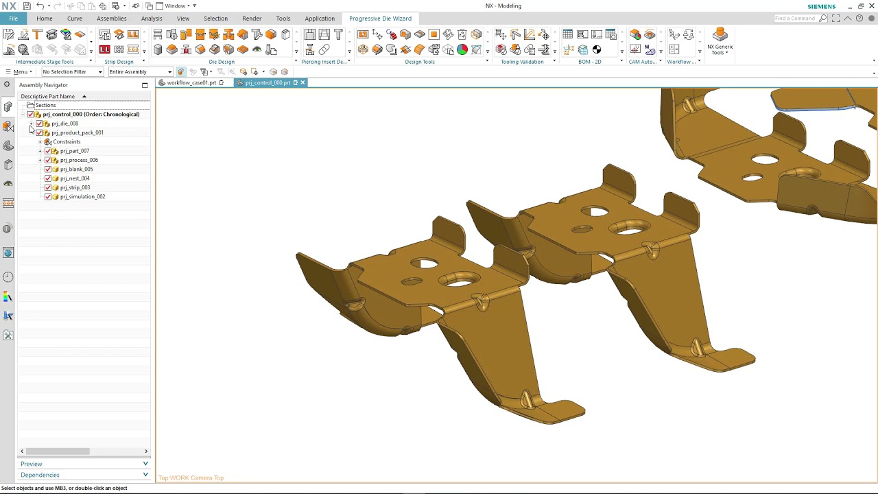Project Initiation in Progressive Die Wizard