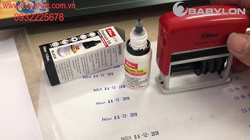 DẤU NSX NGÀY THÁNG NĂM ĐÓNG TRÊN MỌI CHẤT LIỆU ► GIẢM 30%►【BABYLON®】