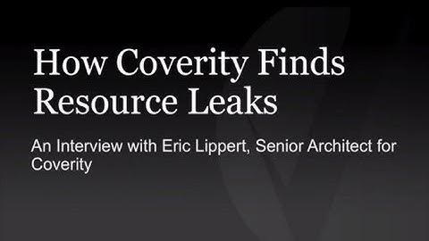 How Coverity Finds Resource Leaks