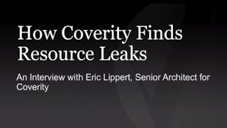 Celebrity How Coverity Finds Resource Leaks Net Worth