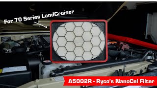 70 Series LandCruiser Ryco NanoCel® High Efficiency Air Filter