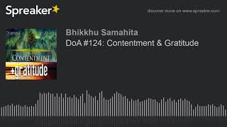 DoA #124: Contentment & Gratitude