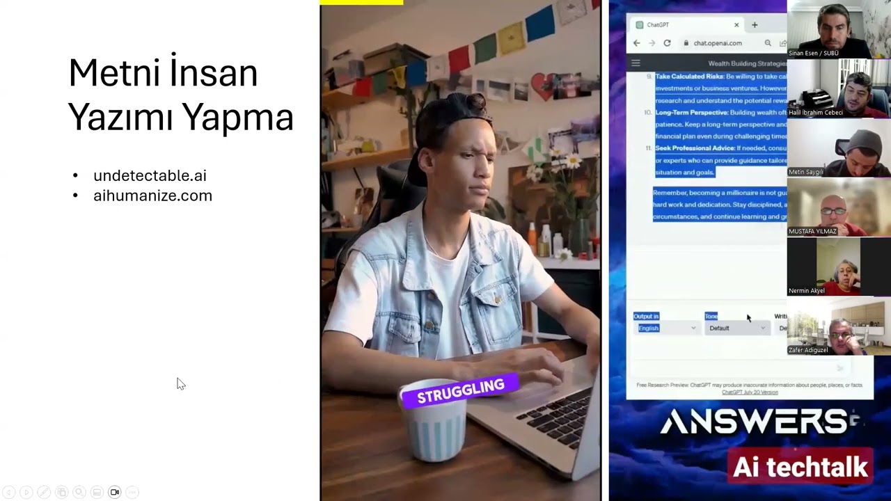 Akademisyenler İçin Yapay Zeka 17.12.2024