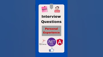 Set 3- Questions based on Personal Interview Experience in .NET Core, Angular