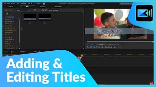 How to Add & Edit Video Titles the Easy Way | PowerDirector Tutorial screenshot 5