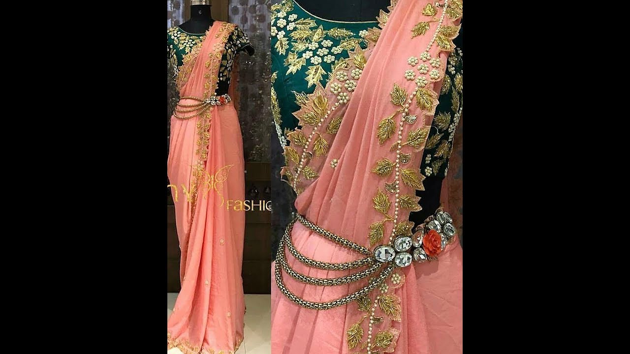 How to readymade wear pleated sarees best photo How to readymade wear pleated sarees new photo