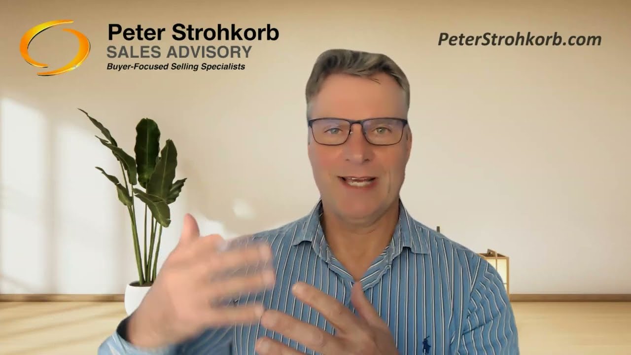 The DANGEROUS Mistake You're Making That's Losing You Sales | Peter Strohkorb - Sell Smarter