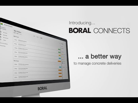 Boral Connects - A better way to manage concrete deliveries
