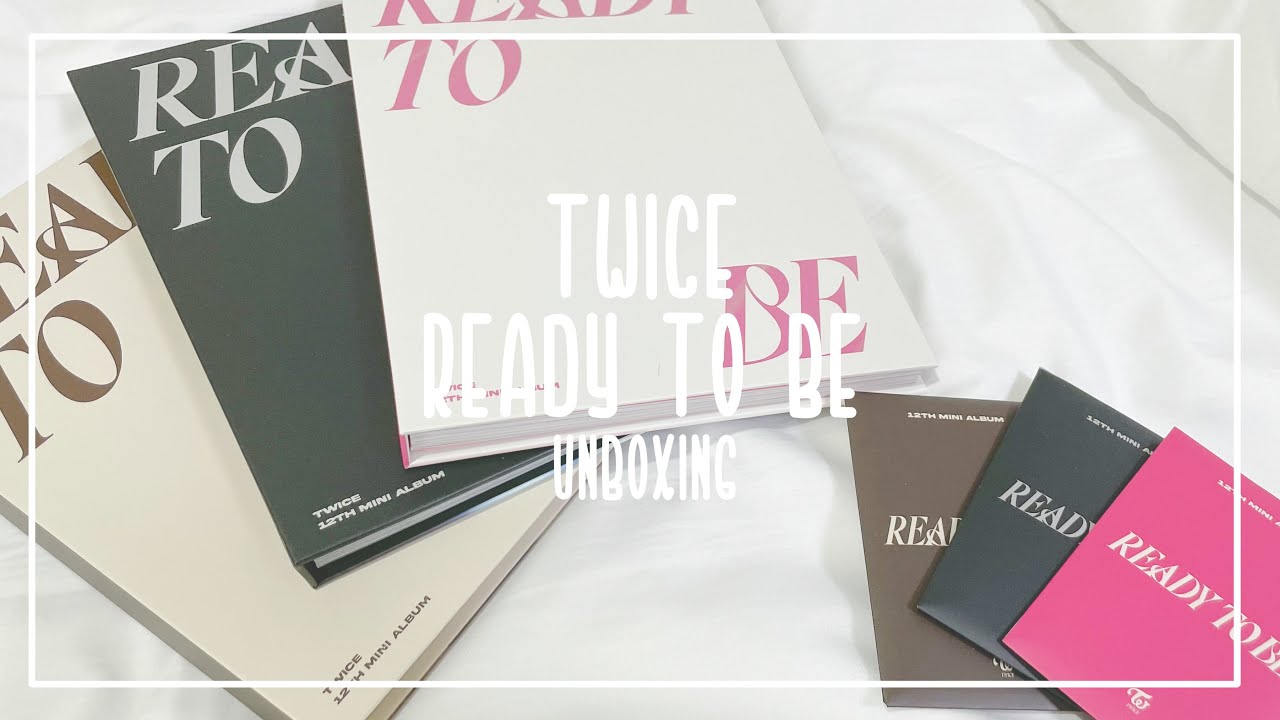 TWICE】開封動画/READY TO BE/アルバム開封/ - YouTube