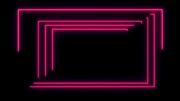 Frame animated free, Neon Light Frame no copyright, animated border, glowing frame, frame video 52