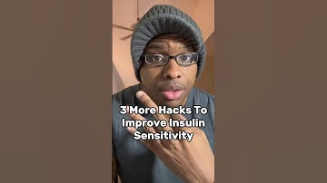 3 Hacks To Improve Insulin Sensitivity #weightloss #insulinresistance #fatloss #fasting #diabetes