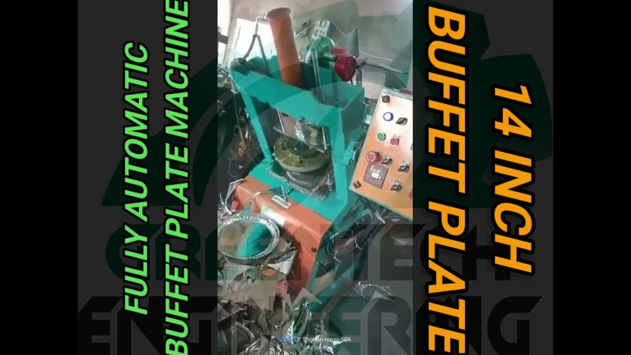 BUFFET PLATE MAKING MACHINE FULLY AUTOMATIC BUFFET PLATE MACHINE