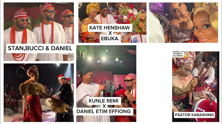 Ebuka,Kate Henshaw, Stan Nze,Daniel Etim ,others at Shawn Faqua and Akwaugo's traditional wedding.