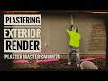 EXTERIOR RENDER Plastering for beginners diy home improvement project tutorial how to plaster a wall