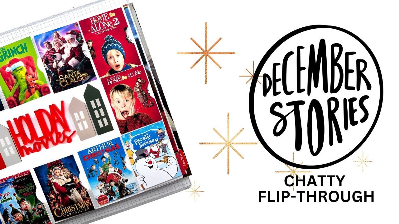 DECEMBER DAILY 2022 FLIP THROUGH | Interactive Spreads | ALI EDWARDS and Elle's Studio