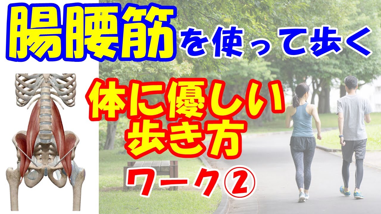 vol.1081 腸腰筋を使って歩く！痛みが出ない体に優しい歩き方とは？ワーク②