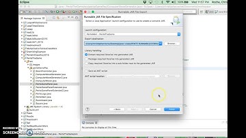 Eclipse Export as a Runnable Jar