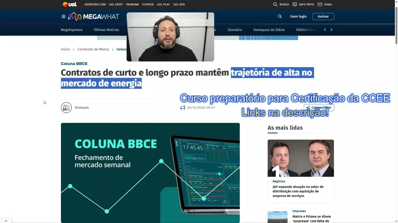 Alta de preços deverão continuar segundo BBCE