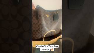 Coach City Tote Bag Unboxing