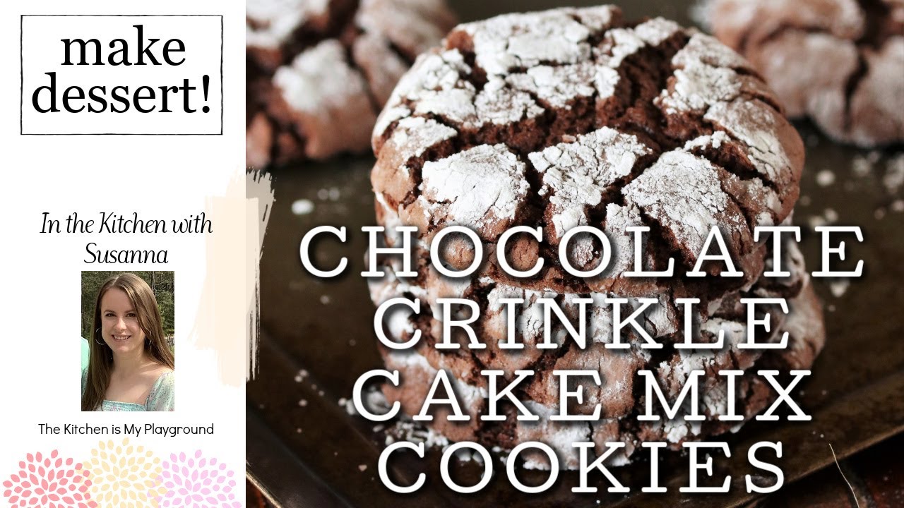 Печенье «Шоколадная трещинка» из готовой смеси для кекса