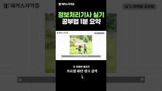 정보처리기사 실기 공부법 1분 컷 핵심 요약