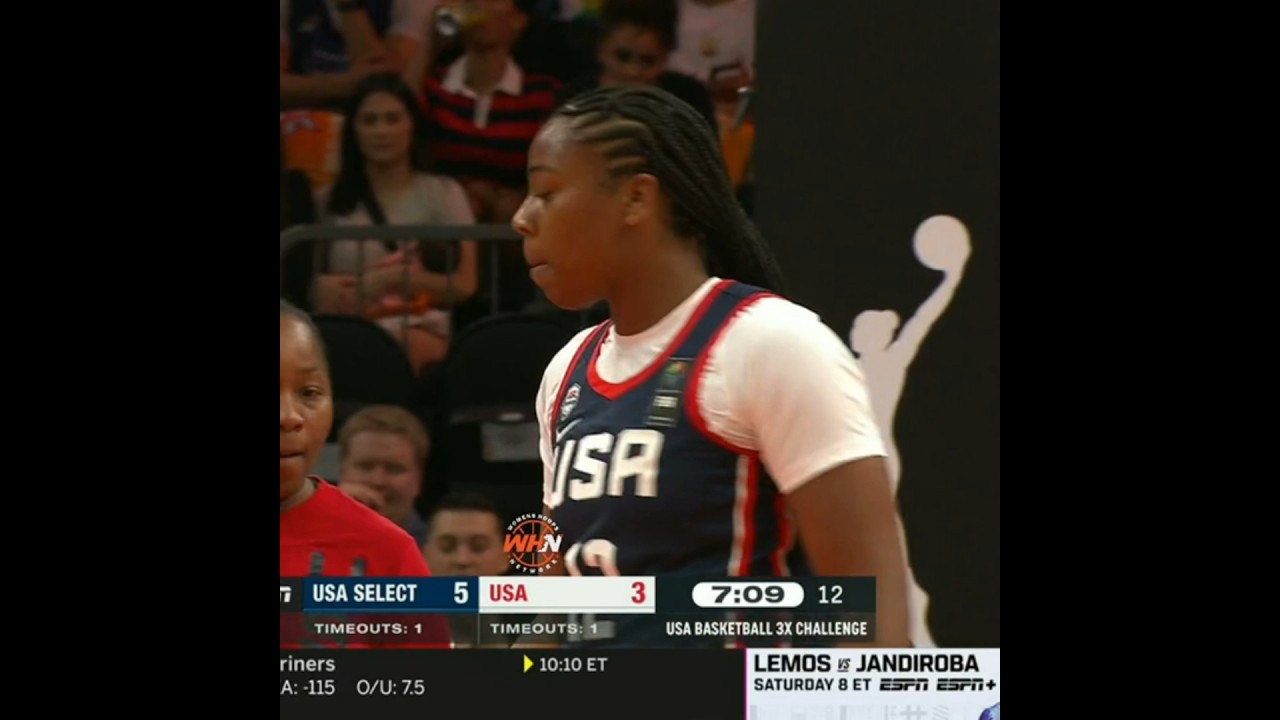 Mikaylah Williams 3x3 highlights vs TEAM USA