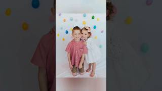 DIY Easter pictures to take with your kids at home! #photographer #diy #shortvideo #shorts