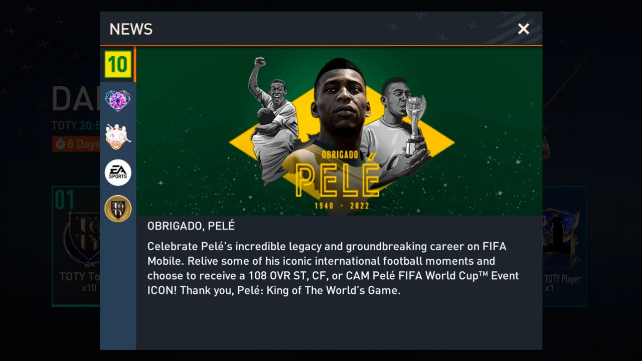 OBRIGADO PELE