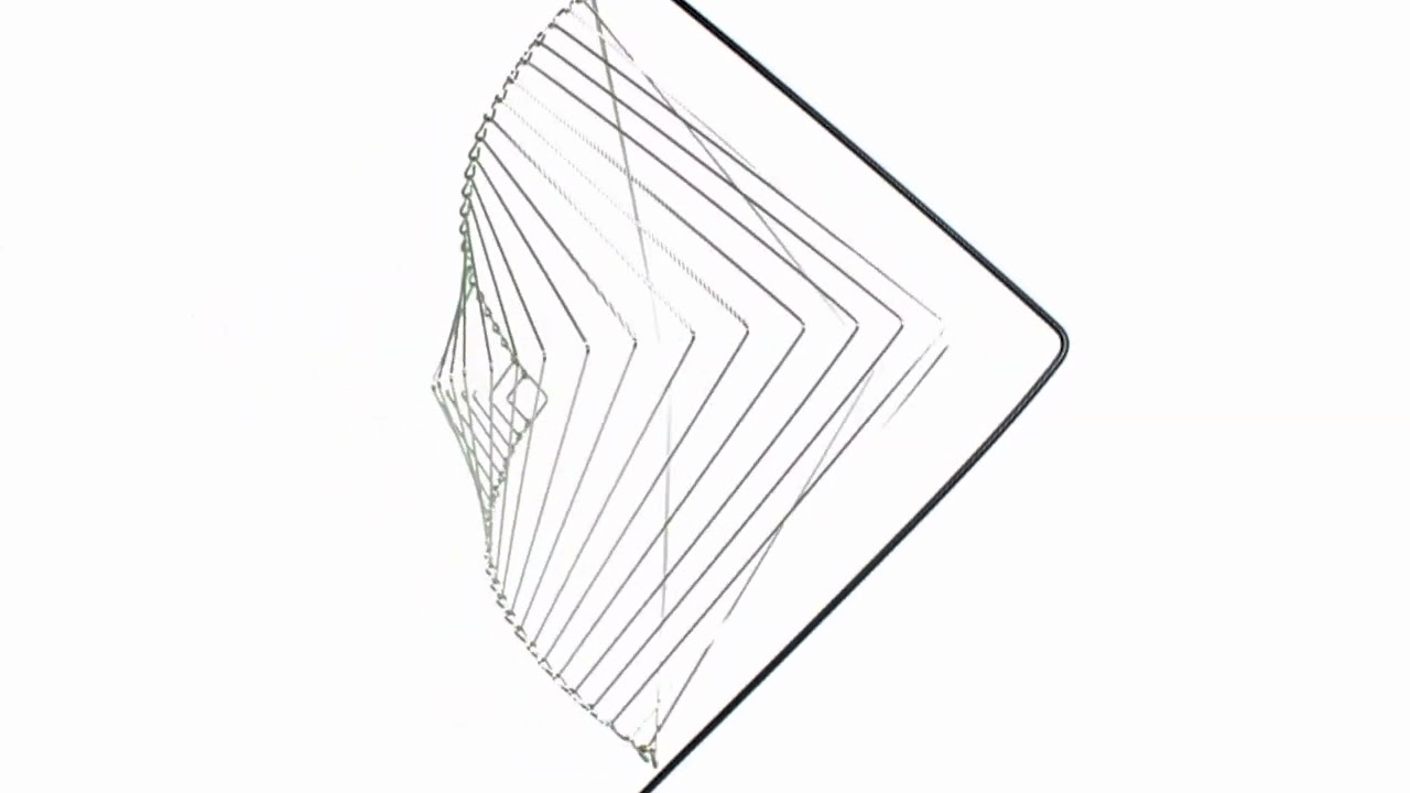 Square Wave Kinetic Sculpture Clip Compilation (White)