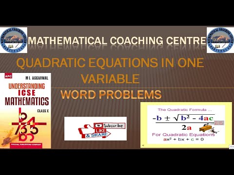 Quadratic Equations In