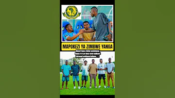 MAPOKEZI YA ZIMBWE YANGA MAZOEZINI ASHUHUDIA USHINDI WA 4 0 AKIWA JUKWAANI NA WENZIE WALIOTOKA CHAN 