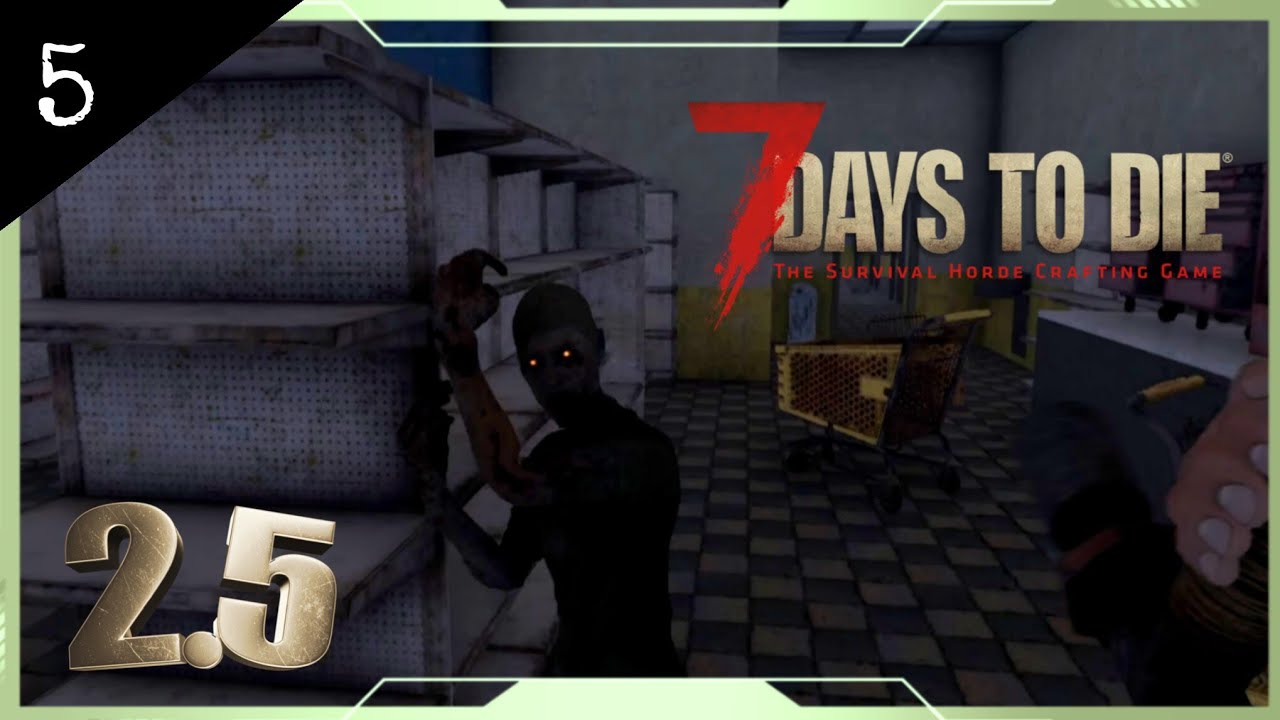 ¡MI PRIMER ZOMBIE FERAL! | 7 DAYS TO DIE Pt5 (PS5) | Gameplay Español