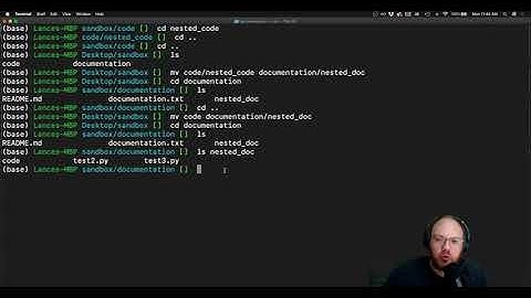 Unix - Creating and Manipulating Files and Directories - mv (directories)