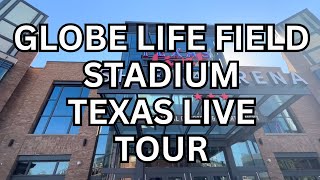 Texas Rangers Globe Life Field Stadium - Texas Live Area Tour & Parking to Stadium Walk Around